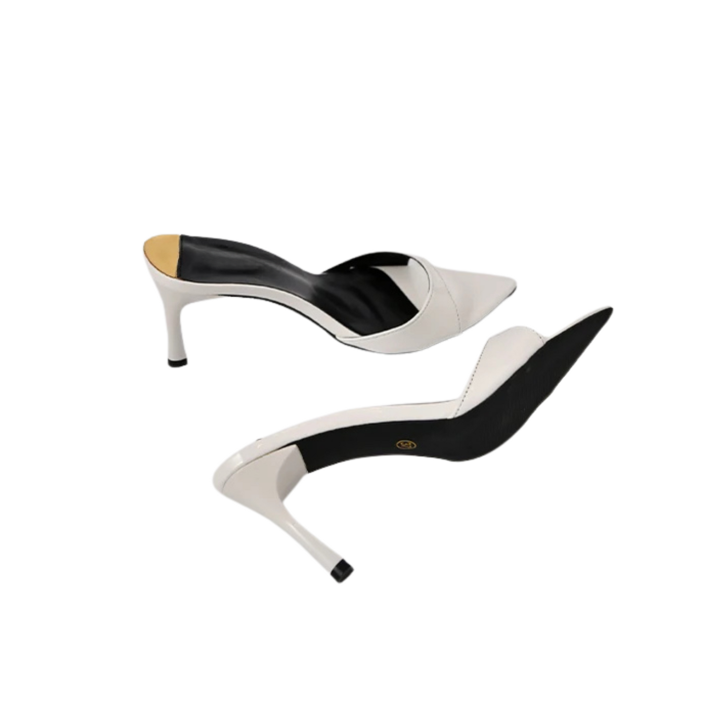 Celestia – Mules pointues en PU verni