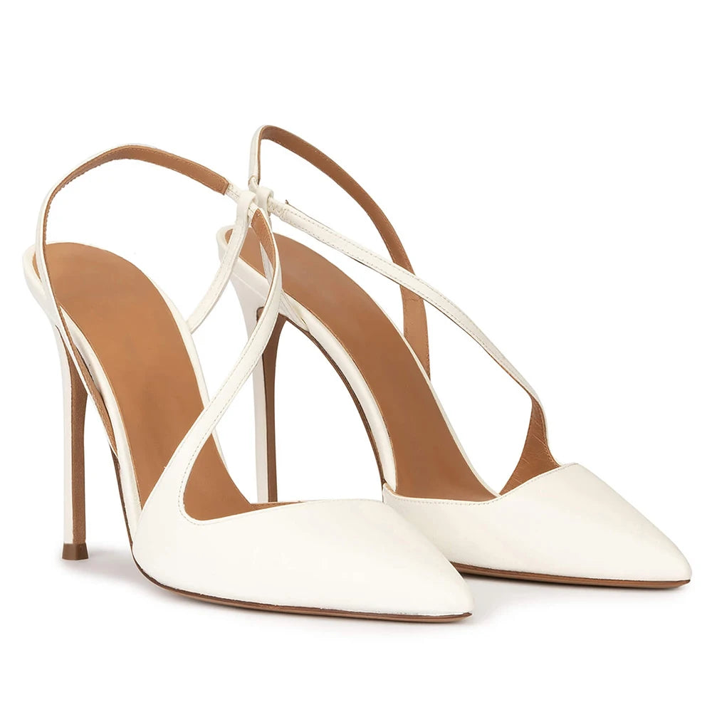 Aurora – Escarpins Slingback Croisés