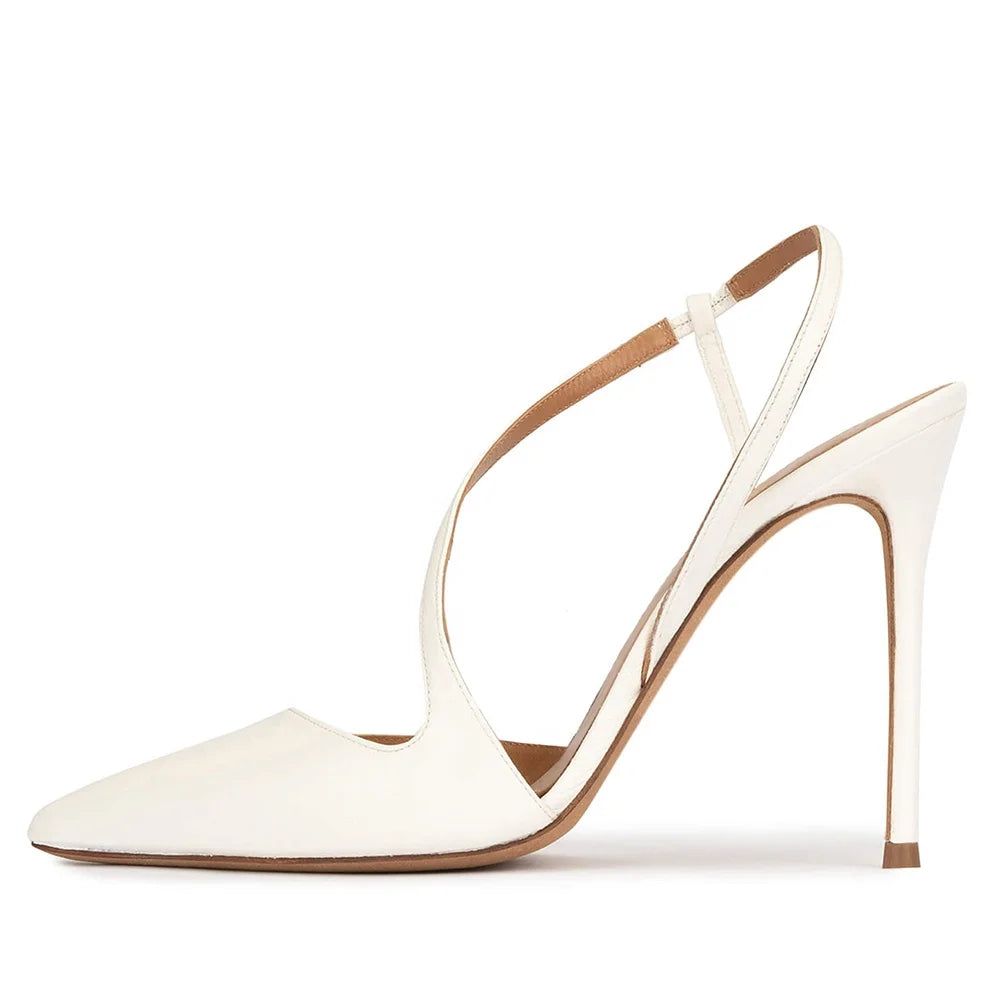 Aurora – Escarpins Slingback Croisés