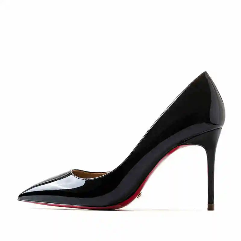 Élisa – Escarpins Cuir Verni Intemporelle
