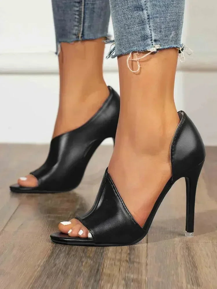Peep-Toe – Escarpins ouverts à talon fin