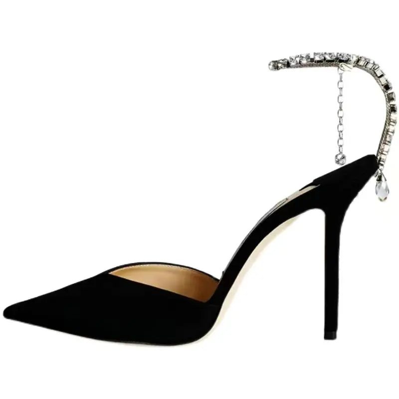 Seraphina – Escarpins Bijou Satin & Cristaux
