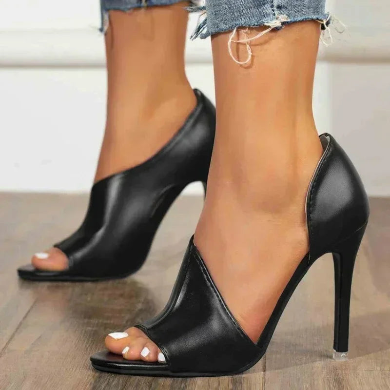 Peep-Toe – Escarpins ouverts à talon fin