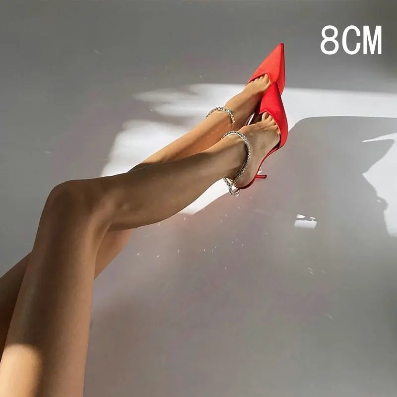 Seraphina – Escarpins Bijou Satin & Cristaux