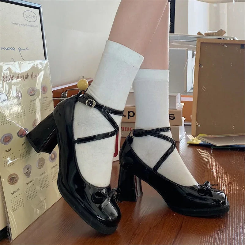 Clarisse – Mary Janes rétro à plateforme chic