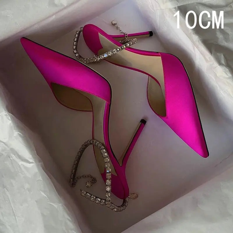 Seraphina – Escarpins Bijou Satin & Cristaux
