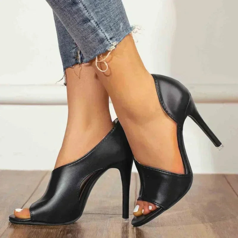 Peep-Toe – Escarpins ouverts à talon fin