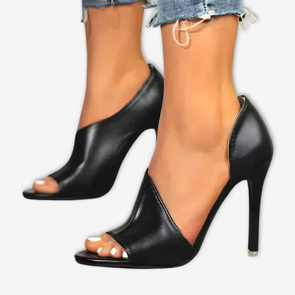 Peep-Toe – Sandales ouvertes à talon fin