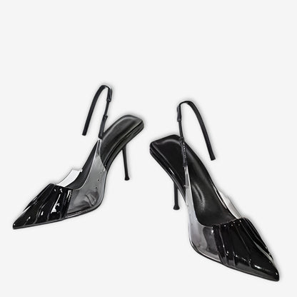 Elysia – Escarpins Slingback Transparence Élégante