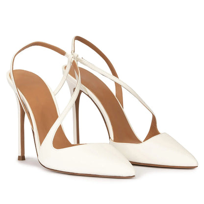 Aurora – Escarpins Slingback Croisés