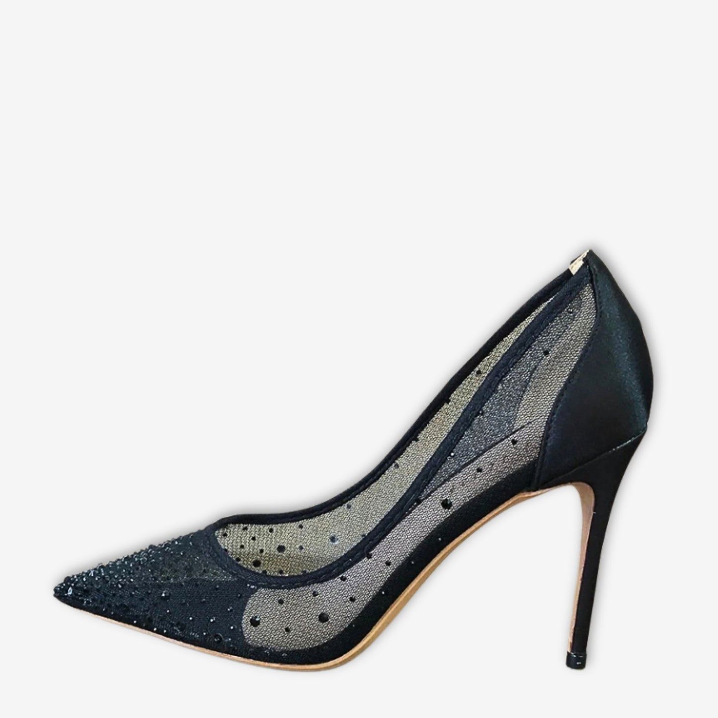 Nocturna – Escarpins Mesh avec Strass