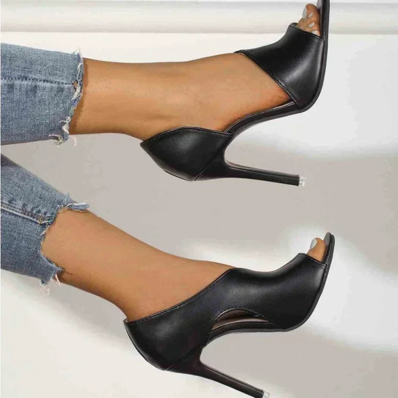 Peep-Toe – Escarpins ouverts à talon fin