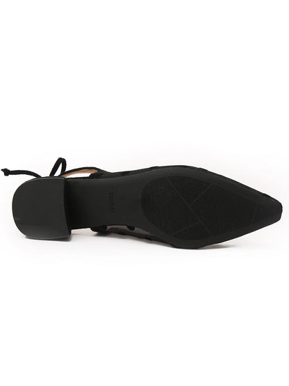 Polina – Slingbacks à Pois en Tulle