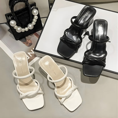 Nova – Sandales minimalistes à talon bloc